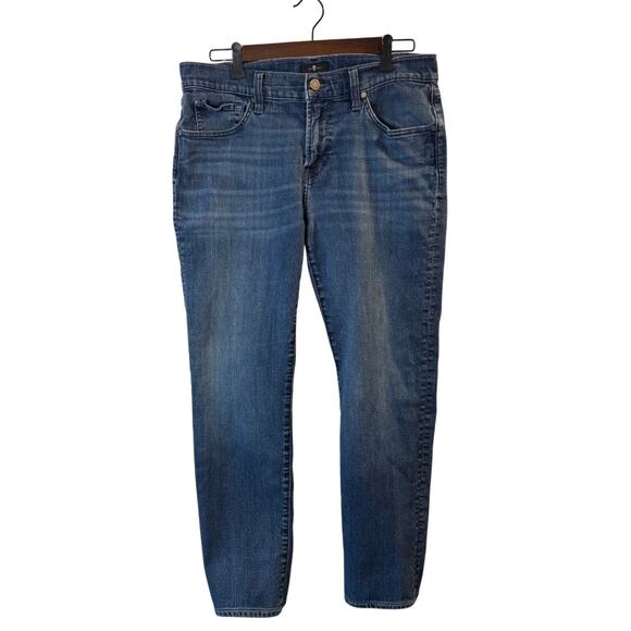 7 for all Mankind Women’s Straight Jeans Size 34 - Picture 1 of 7